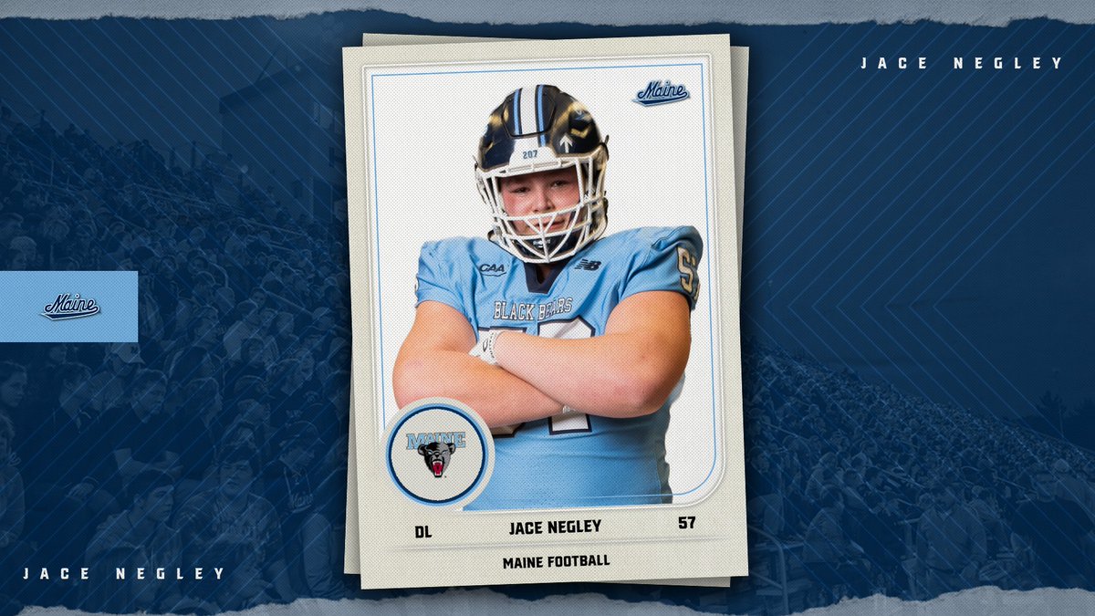 WelcoⓂ️e to the Brotherhood! Jace Negley | 6'2' | 275 lbs Turner, ME | Leavitt H.S. #BlackBearNation