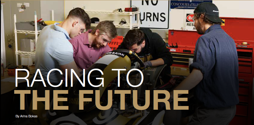 SECS_OU's tweet photo. Oakland Engineer 2024 feature story: Electric Racing Association, which works on building electric cars with the goal to compete at OU’s first ever race at evGrand Prix at Purdue University in 2024, stemmed from Spring 2023 Senior Design project 
https://t.co/CvGpbeIcNJ https://t.co/NZjBYPlQtI