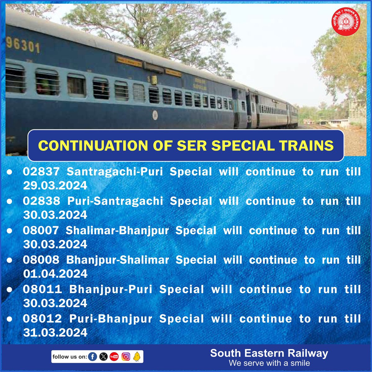 #ser #IndianRailways