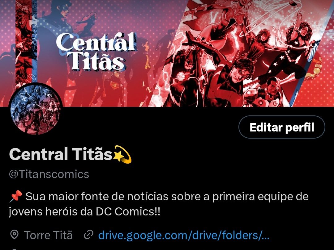 💫|ANO NOVO, NOVA ERA

A DC Titans Brasil e a Central Titãs se juntaram e agr a <a href="/DCTitansBrasil/">Teen Titans Brasil</a> irá tbm abordar HQs, que era o assunto q nós adms da <a href="/Titanscomics/">Central Titãs MIGROU 💫</a> focávamos e agr estamos migrando pra cá ✨ 

A página agr vai englobar todas as mídias relacionadas aos Titãs 🫂