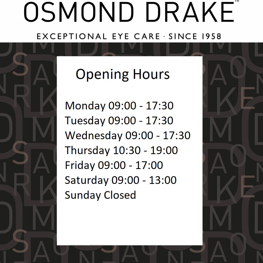ODOpticians's tweet image. Happy New Year from Osmond Drake Opticians! We're back to our usual opening hours following the festive period and we look forward to fulfilling all of your optometry needs in 2024! #HappyNewYear2024 #OsmondDrake #OsmondDrakeOpticians #optometry #Penarth