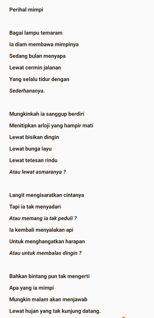 Wyyyyy__'s tweet photo. Perihal mimpi https://t.co/CnjpqNITrQ
