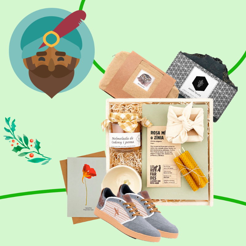 emprendeverde's tweet photo. 🎁¿Es Baltasar tu rey favorito? Este año le puedes pedir productos originales y sostenibles como los pañuelos de #Giraffa, zapatillas y camisetas 👕como las de #Basqcompany o cosméticos ecológicos como los de @ASHES_TO_LIFE.

Léelos en esta noticia de nuestro #BoletínREV
