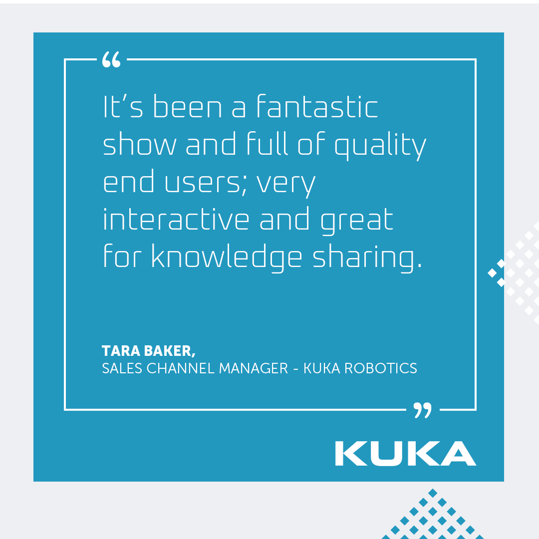 @KUKA_UK had a great show last year, praising the high quality end-users. Don't miss out on exhibiting at #AutomationUK2024 - book your stand today: ow.ly/aNzn50QkFoc #automation #supplychain #robotics