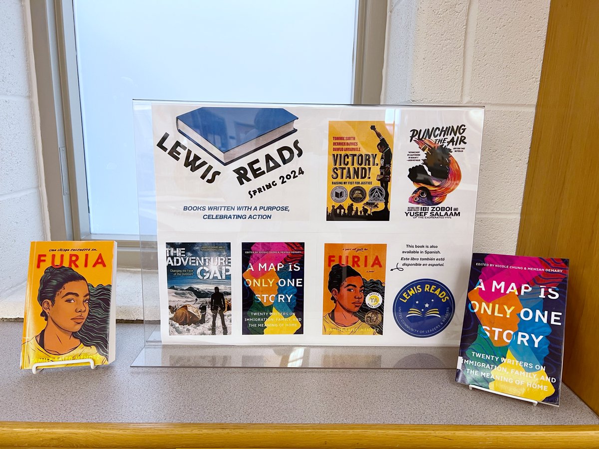 John R. Lewis High School Library tweet media