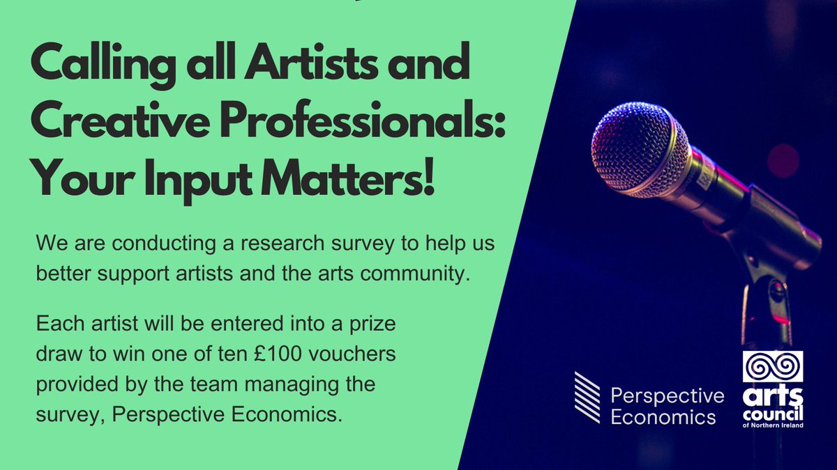 📢 Calling all Artists and Creative Professionals in #NorthernIreland! Complete our short survey before it closes this Friday 5th January 2024. Share your experiences about income, employment, living conditions and overall wellbeing 👇 surveymonkey.com/r/acniartistsu…