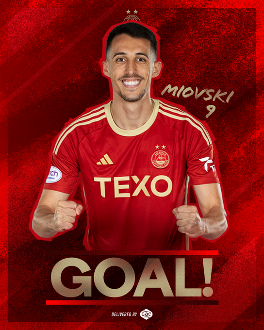 Goal - Bojan Miovski.