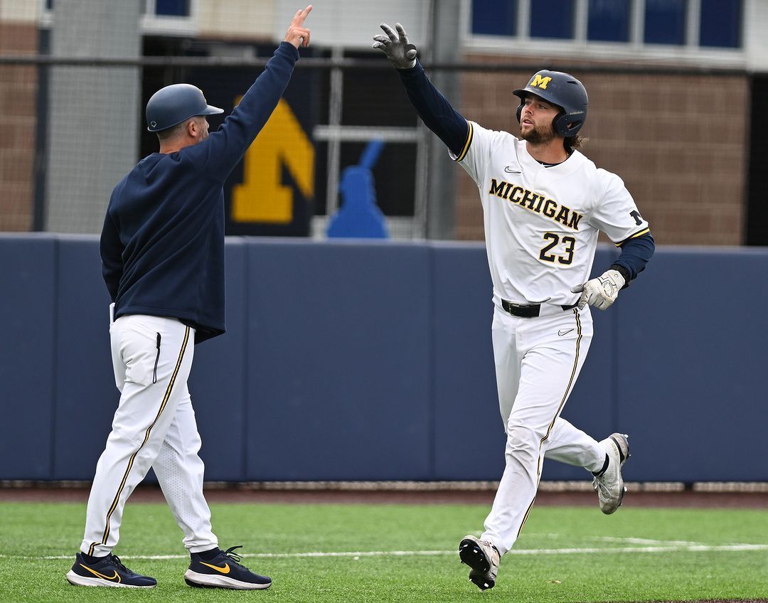 A transfer from Arizona State, Will Rogers appears likely to hit in the middle of the <a href="/umichbaseball/">Michigan Baseball</a> order and catch.

“He had a tremendous fall. I think he’s gonna be one of the better players in the Midwest this year.” 

<a href="/KinaTraxInc/">KinaTrax</a> Fall Report 👉 d1ba.se/3S1Z3bA