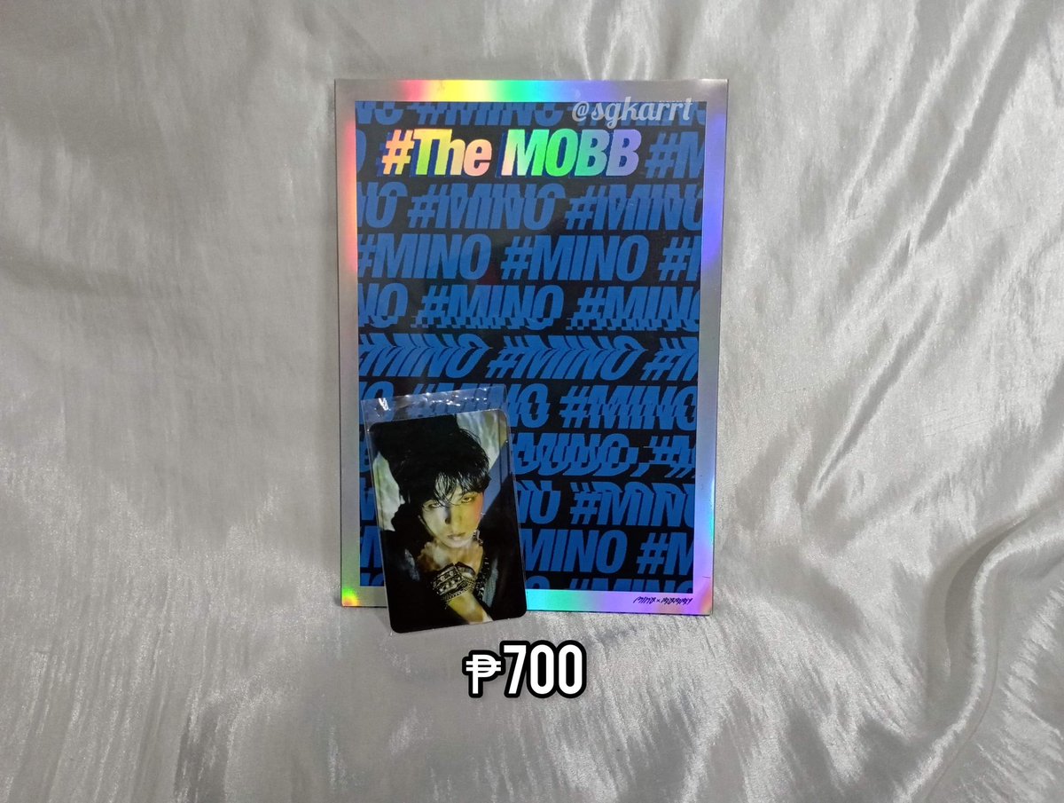 sgkarrt's tweet photo. wts lfb ph

MINO unsealed albums

- The Mobb (MINO ver) w/ mino pc
- *Take (black ver) w/ POB pc
- *Take (orange ver) w/ POB pc

*complete inclusions w/ poster

🏷️ winner jinu hoony song minho yoon photocard https://t.co/gZ3xyUOFcq