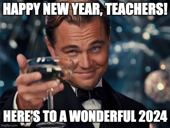 Happy New Year everyone! 🥂We hope you have an absolutely amazing 2024 ahead of you, in and out of the classroom, and we can't wait to be a part of it!

Now go and enjoy your last few days of freedom before term starts again!!🏃‍♂️🏃‍♀️