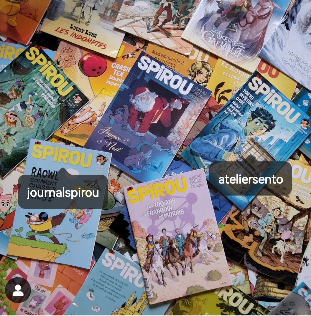 bdecouverte1's tweet photo. Dernier jour de congé avant la reprise du boulot, j'en ai profité pour ranger mes #JournalSpirou et sélectionner mes 3 couvertures préférées de l'année écoulée
4471 Tokyo Mystery Café par l'atelier Sentô
4434 les cœurs de ferraille par Munuera & Sedyas
4435 Soda par Gazzotti https://t.co/TOHNZ75aAu