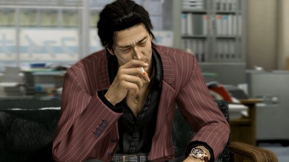 SpeedStarCahara's tweet photo. Akiyama from the Yakuza/LAD Franchise https://t.co/shTtg7SQqh