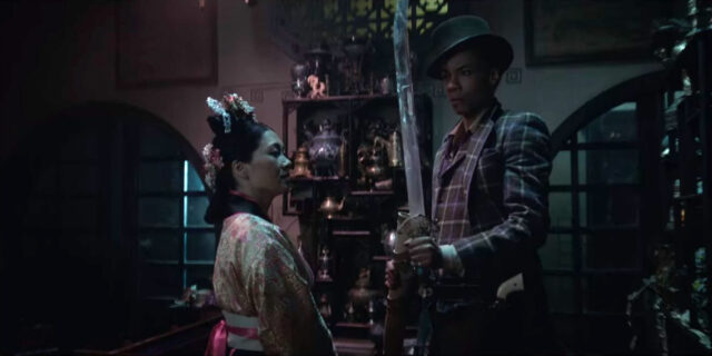 Kuruttatenshi's tweet image. Sankta Neyar and Jesper showed us what a Durast is capable of in a fight.

Would you have guessed that before seeing their scenes?

#SaveShadowAndBone
#SixOfCrowsSpinoff
#Fabrikator