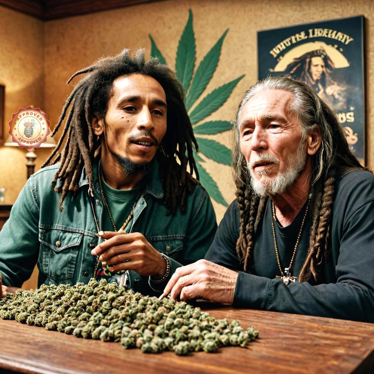SmokingWithWho's tweet photo. Silverback Stoners right here.....
#Salute 

#smokingwithwho #silverbackgorillastoner #imdatstoner #stonerlife #420Friendly #stonersociety #pothead #aiartwork https://t.co/3yxLeiXHK4