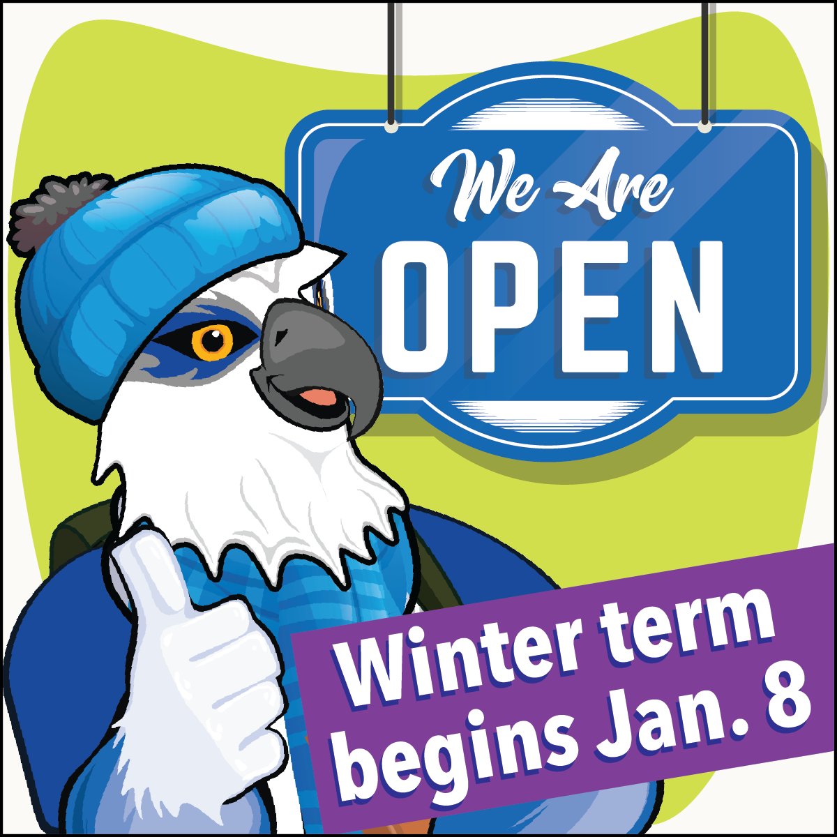 Happy New Year! RCC's Rogue Central is open 8-5 this week, Tues-Fri, to help students register and get ready for winter term.
