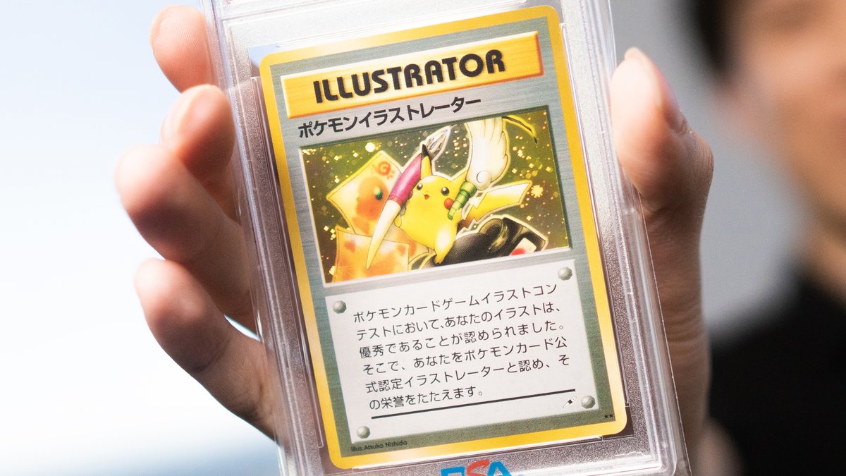The world's most valuable Pokémon card, Pikachu Illustrator, sells for $580,000 dicebreaker.com/games/pokemon-…