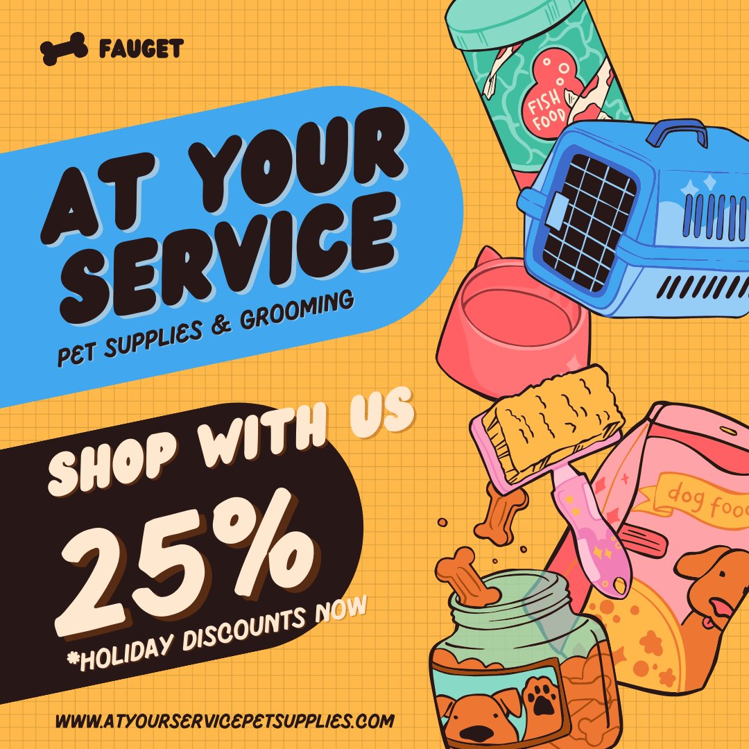 AYSPetSupplies's tweet image. 🎊✨ Ring in the New Year with 25% Off - Happy 2024! ✨🎊

Happy New Year from your friends at At Your Service Pet Supplies! 🐾🎆 To celebrate the start of 2024, we're offering a festive 25% discount on all our products!

#NewYearDeal #Happy2024 #AtYourServicePetSupplies