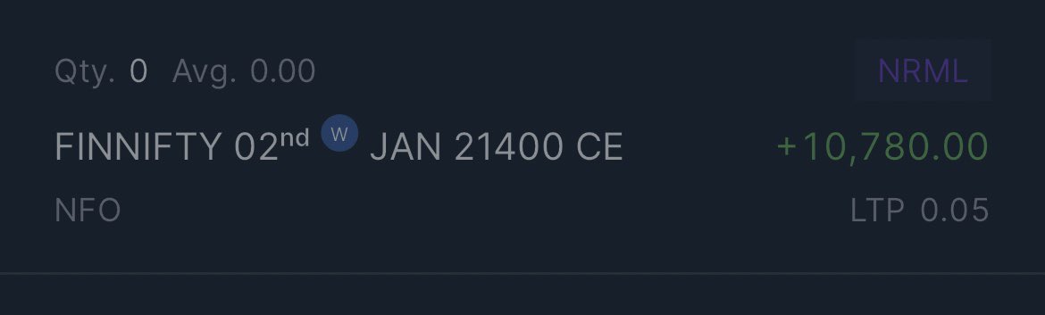 Prinil25's tweet image. Took today morning one scalp trading in fin nifty holding time 7 minute #finnifty #niftyOptions #BankNiftyOptions