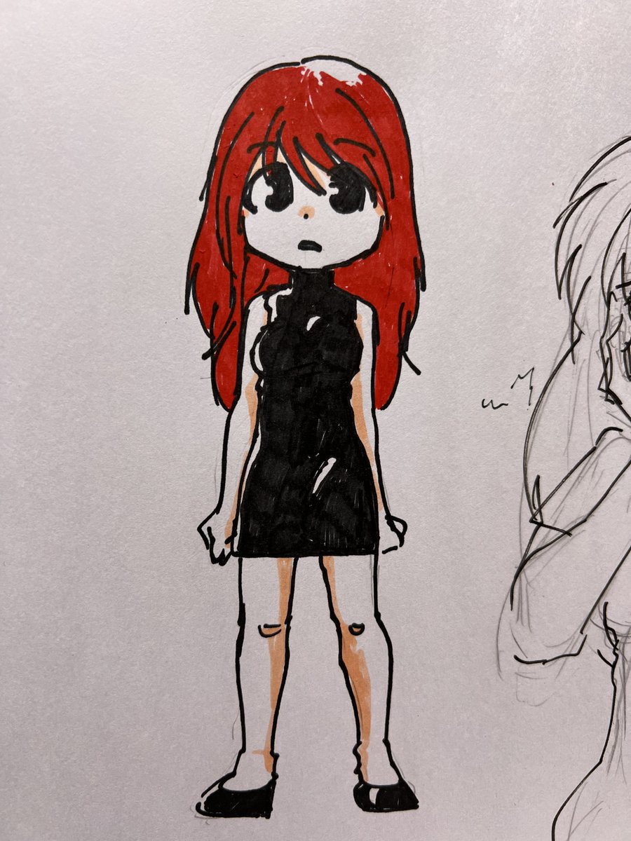 「ビール飲みながら落書き 女の子達 」|遠藤平介のイラスト