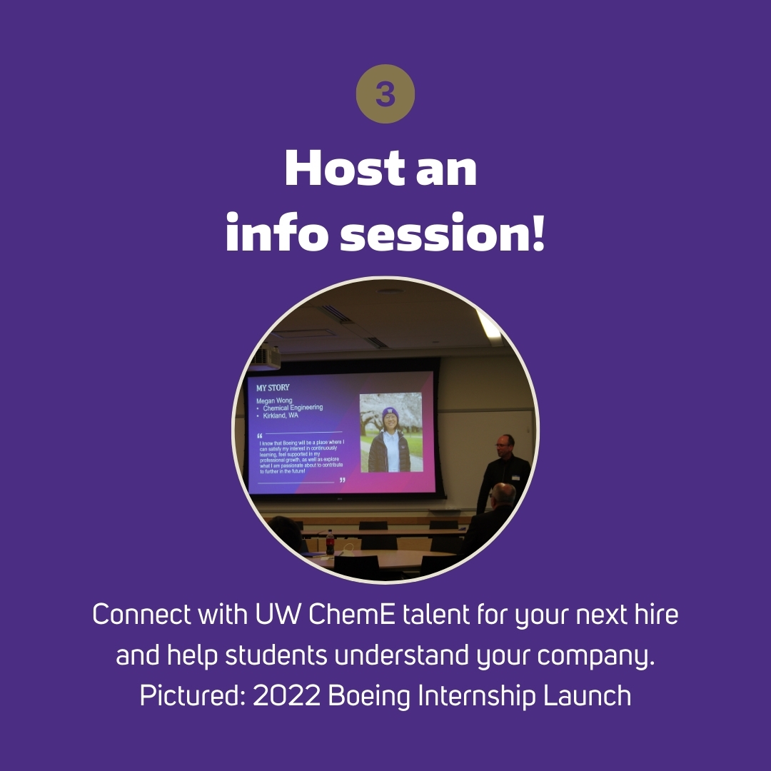 UW ChemE alumni!

Want to help shape the future of ChemE? We have several ways you can get involved! 

Please complete our Alumni Interest Form and share the ways you’d like to contribute to supporting the chemical engineers of tomorrow!

tinyurl.com/ChemEAlumniInt…

#alumni