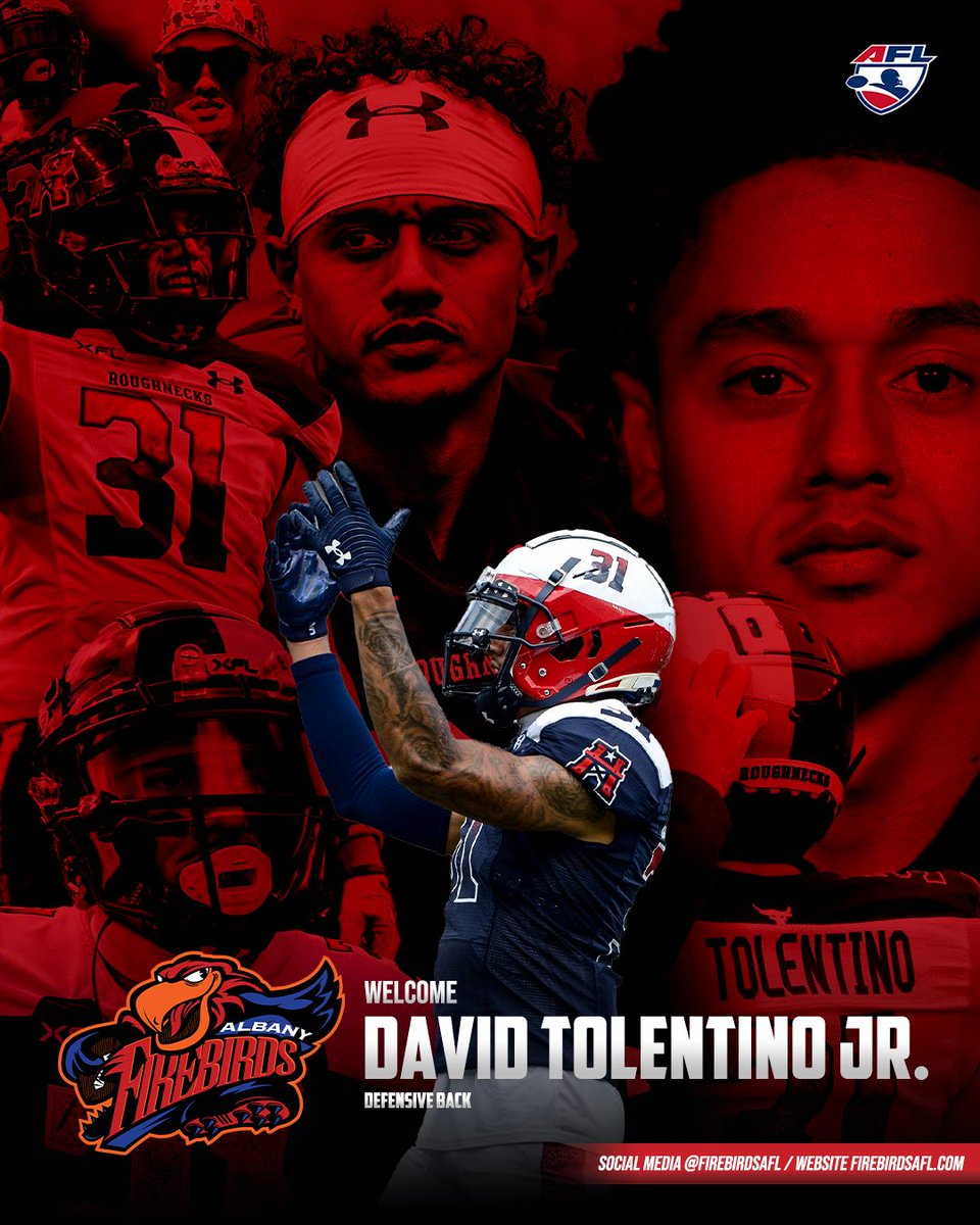 FirebirdsAF1's tweet photo. Welcome, David Tolentino Jr. 🔥🦅

Defensive Back https://t.co/Qt0xlc1Ggq
