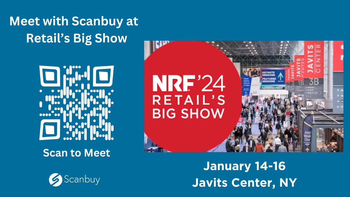 Attending NRF’24 Retail’s Big Show?​

Excited about diving into retail shopper innovation and bridging the gap between creative customer experiences &amp; building relationships beyond initial purchase? 
Let’s connect at NRF! ​
#shopperengagement #gs1digitallink #NRF2024 #NRF