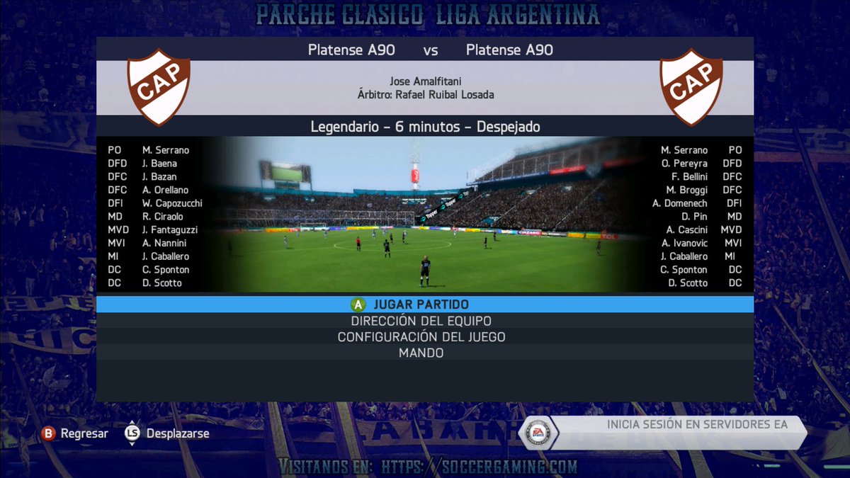 PCLA_LigaRetro's tweet photo. PLATENSE APERTURA 1990
FIFA 14 PARCHE CLASICO LIGA ARGENTINA
#FIFA #FIFA14 #PLATENSE #ELCALAMAR
@caplatense @OOC_Momo https://t.co/4mebDjiLoH
