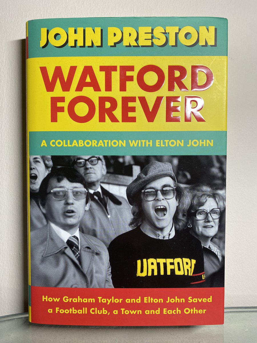 WD18Fans's tweet photo. Let’s start 2024 off right 🐝

We’re giving away a copy of Watford Forever - a new book about Elton John’s ownership of Watford and his friendship with Graham Taylor.

To enter:

1) RT this tweet
2) Follow us @WD18fans

Winner announced this Saturday. 

Good luck! #WatfordFC https://t.co/2DaZeXgGGc