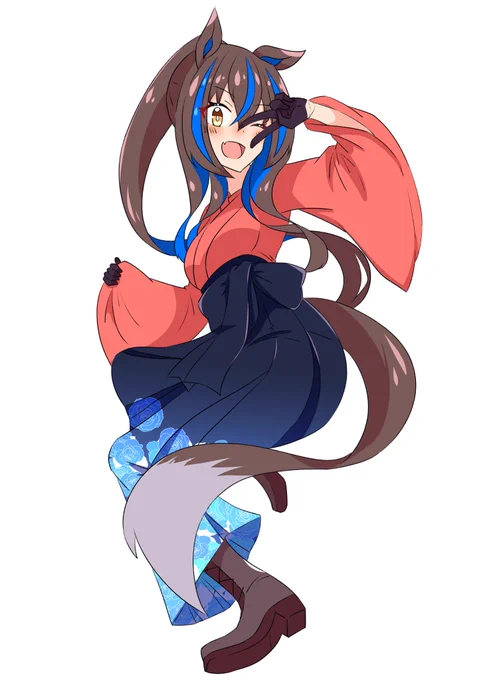 晴れ着ヘリオス#ウマ娘 #ダイタクヘリオス 