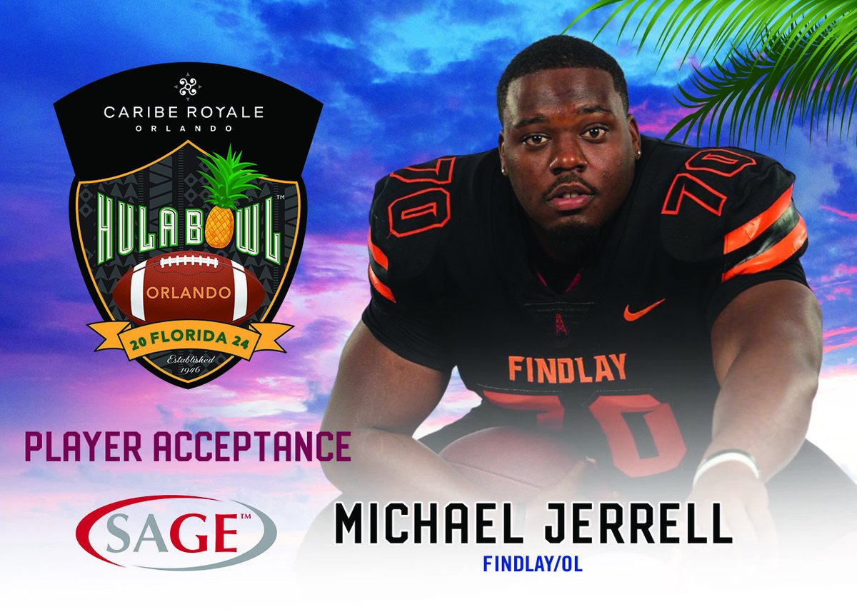Hula Bowl (@hula_bowl) on Twitter photo <a href="/UFOilersFB/">UF Football</a> freaky athletic offensive lineman Michael Jerrell <a href="/bigguccimj/">Mike Jerrell๐งโโ๏ธ</a> has accepted his invitation to the 2024 @CaribeRoyale Orlando #HulaBowl @SageCards <a href="/DraftDiamonds/">Draft Diamonds โข๏ธ</a> <a href="/UFOilersFB/">UF Football</a> freaky athletic offensive lineman Michael Jerrell <a href="/bigguccimj/">Mike Jerrell๐งโโ๏ธ</a> has accepted his invitation to the 2024 @CaribeRoyale Orlando #HulaBowl @SageCards <a href="/DraftDiamonds/">Draft Diamonds โข๏ธ</a>