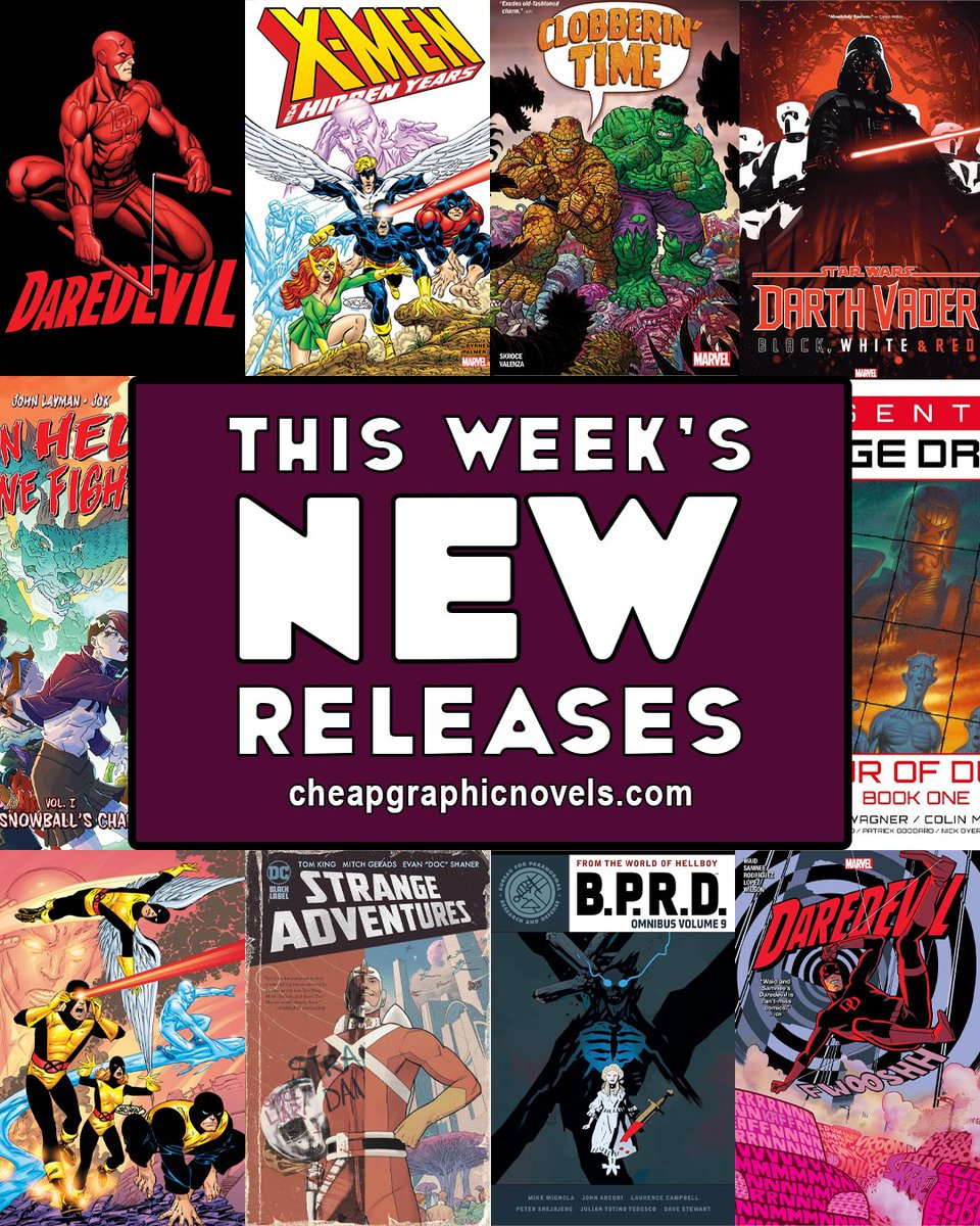 Happy New Year! This week's NEW RELEASES are ready for you on our site CheapGraphicNovels.com 📚✨ Head on over right now and get the books you've been waiting for all year long 😉 #cheapgraphicnovels #marvelcomics #dccomics #imagecomics #darkhorsecomics #newreleases #marvel