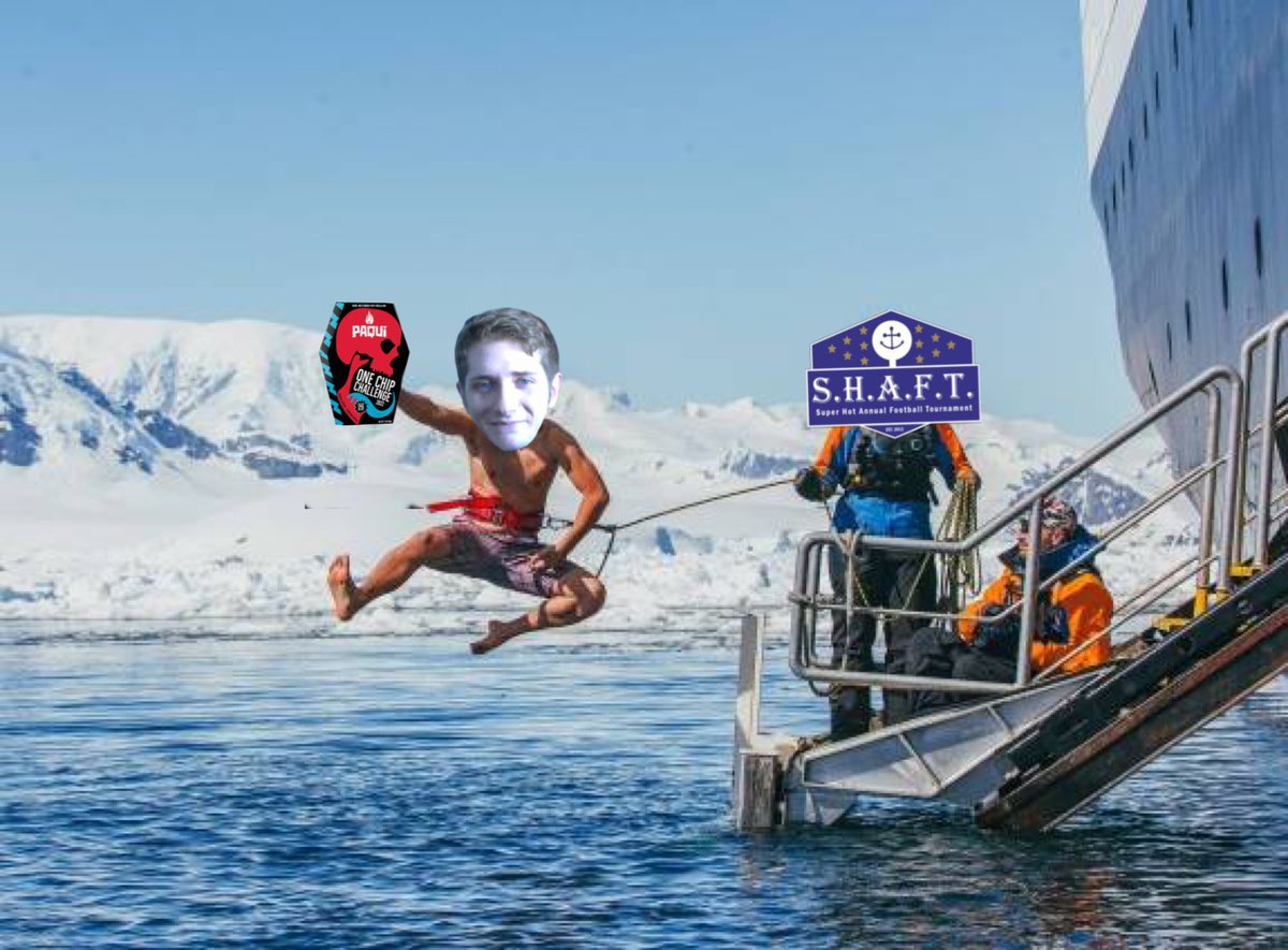 TheSHAFT_FFL's tweet photo. In other news, we have the LOSER of the league and the recipient of the Hot & Cold Punishment, a date with a chip/dip in Lake Erie!
#TwitterlessTim!
He’ll also be running a beer mile but this graphic was just too perfect not to make! Start taking those cold showers now, buddy. https://t.co/4XxtKt6BEf