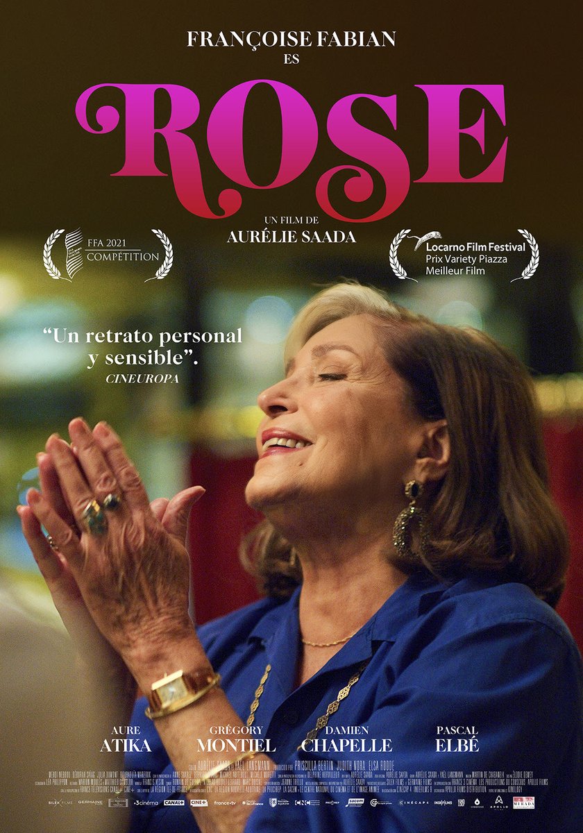 quesigaelshowok's tweet photo. "Rose" es la historia de una revolución íntima. La de una mujer de 78 años que, tras perder a su marido al que tanto amaba, se descubre a sí misma.
Estreno: 11 de enero
@aureliesaada 
+ info de este film en 👇https://t.co/tGKcNBC75b https://t.co/NDxCJjAj0x