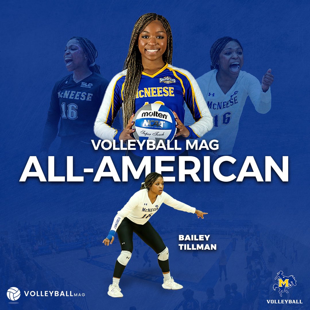 Congratulations to Bailey Tillman for being named to the Volleyball Mag All-American Team! #GeauxPokes