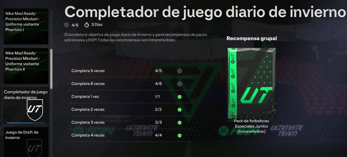 JuniorSintress's tweet photo. 📋DONDE CONSEGUIR SOBRES PARA TOTY - EA FC 24

⭐️ Ahora que estamos cerca a los TOTY, y muchos quieren comenzar a juntar Sobres, estos son algunos SBC y Objetivos Disponibles que pueden tener en cuenta para juntar Sobres:

✅Completador Juego Diario Invierno: 5 x 84+, Sobre 100K

✅Completador Mejoras Invierno: 10 x 80+, 5 x 83+, 2 x 84+, 2 de 11 x 81+, 10 x 83+, 20 x 83+

✅Bonus UT Champions: 2 x 84+, 2 x 85+, 2 de 11 x 81+, 5 x 84+, 3 x 85+, 10 x 83+, 2 de 20x 83+

✅Draft Invierno: 11 x 81+, 3 de 5 x 84+

✅Completador DCP Mejora Inició Diario: 3 x 87+, 20 x 84+

✅Temporada 3: 20 x 83+, 3 x 86+, 3 x 87+, 10 x 84+, 2 x 87+, 4 x 84+, 20 x 84+

✅Bonus Rivals: 2 x 81+, 2 x 82+, 10 x 80+, 11 x 81+, 10 x 82+, 2 x 85+

✅Fiebre Goles Euro: 2 x 83+, 3 x 83+, 2 x 84+, 3 x 84+, 11 x 81+, 2 x 86+

✅Lluvia Goles Haaland Beats: 3 x 83+, 2 x 84+, 11 x 81+, 2 x 85+, Sobre 100K

✅En SBC Doble 85+

❤️/🔁 +Contenido