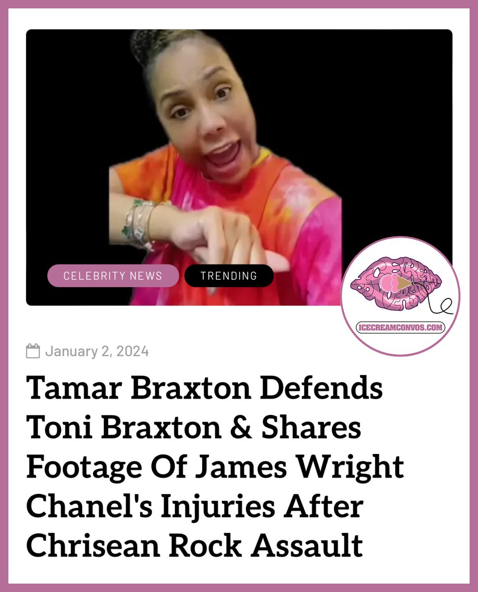 MsXaviB's tweet photo. Tamar Braxton laid it all on the table after Toni Braxton received backlash for her prayer circle reaction to Chrisean Rock. She also released footage of James Wright Chanel's injuries. 🎥🫢🍦 https://t.co/3TYsFsm2iw

#TamarBraxton #ToniBraxton #ChriseanRock #JamesWrightChanel https://t.co/ljp1bVwCHS