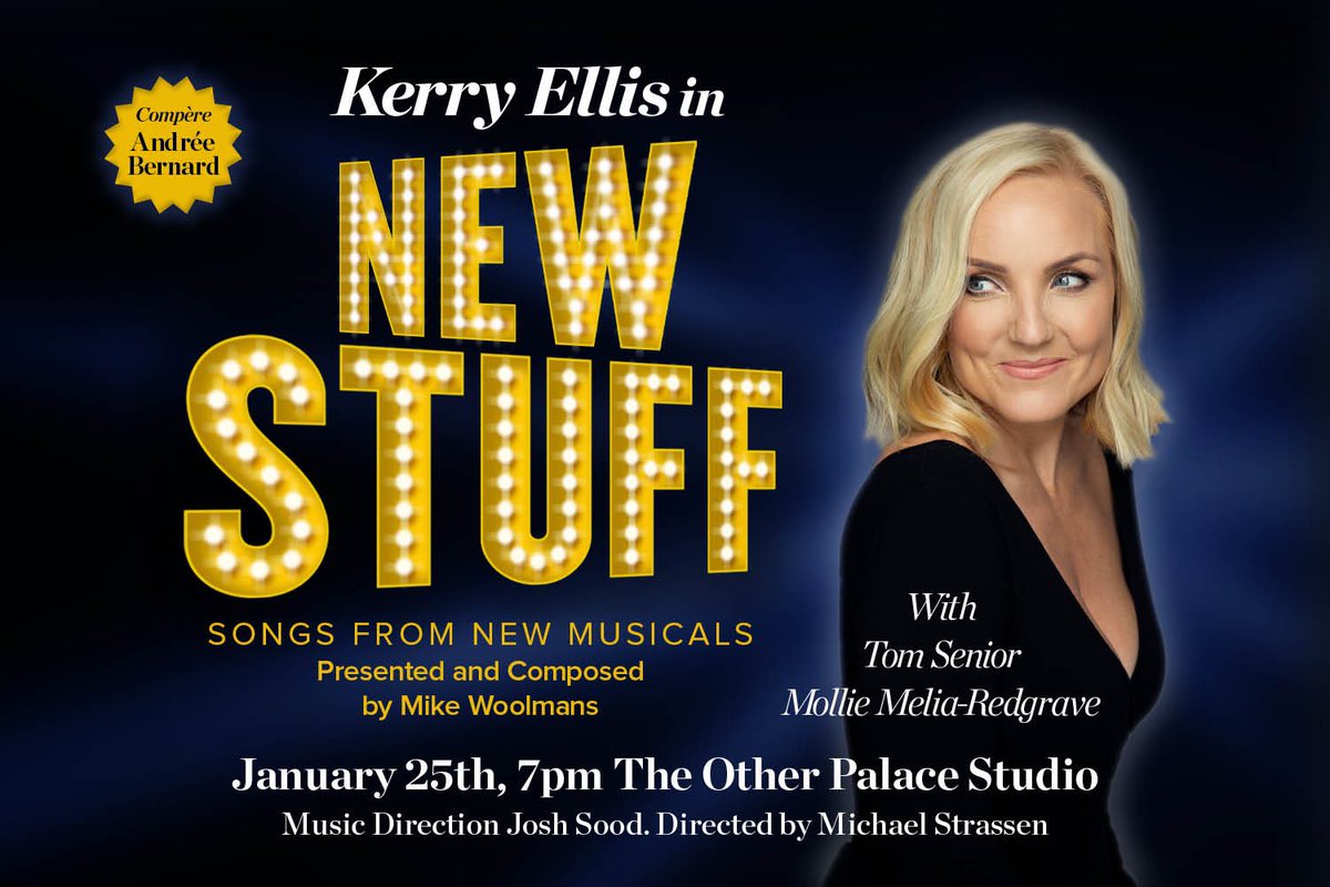 themikewoolmans's tweet photo. Please retweet far and wide! Kerry Ellis, Tom Senior and Mollie Melia-Redgrave in a concert of my songs. January 25th, 7PM, The Other Palace in London. @strassen Directing, @joshsoodmusic MD. Tickets £15 from https://t.co/356qxrzLEI https://t.co/D5yVsMyKfc