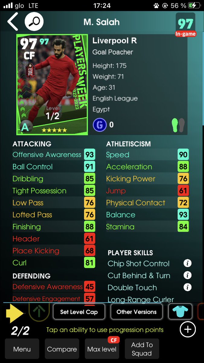 MhazstaStef's tweet photo. @AhmadAdisa_7 @mednasah_ @Ri33z The mobile needs to be compatible controller, coz how can a 100 rated Salah do this rubbish on his strong foot 😭 https://t.co/h8e6ThTcsb