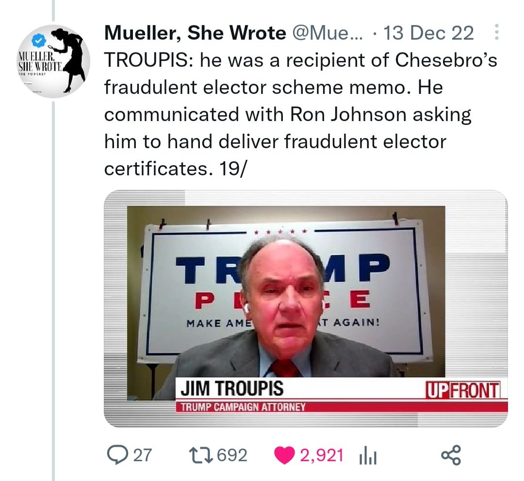 CarolMcD7123's tweet photo. @WisGOP #WIGOP chair, Brian Schimming
#J6 #CriminalScheme
#Fakes #FakeElectors https://t.co/9bCVFmqqTh