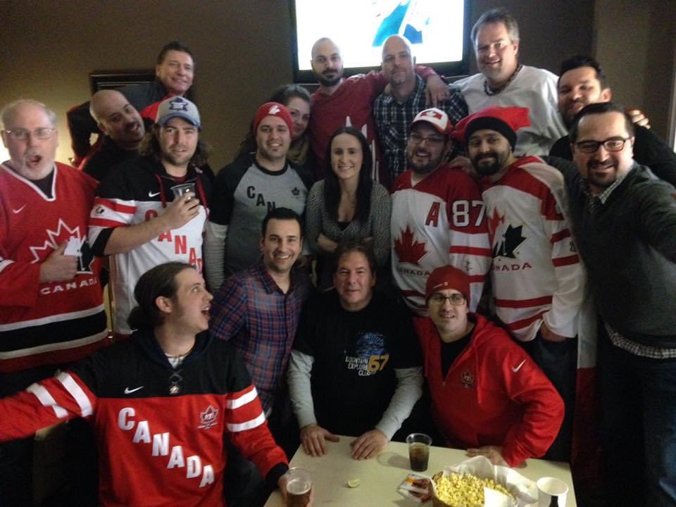 RawMikeRichards's tweet photo. Here’s a great moment for many reasons.First, this was before Bell took control over decision making at TSN 1050 and station was engaged in being successful. Secondly, it made for lifetime friendships.. #WorldJuniors Toronto in the #SexBox! 😂😂@kungfu_zombie https://t.co/QzeHsWVcy4
