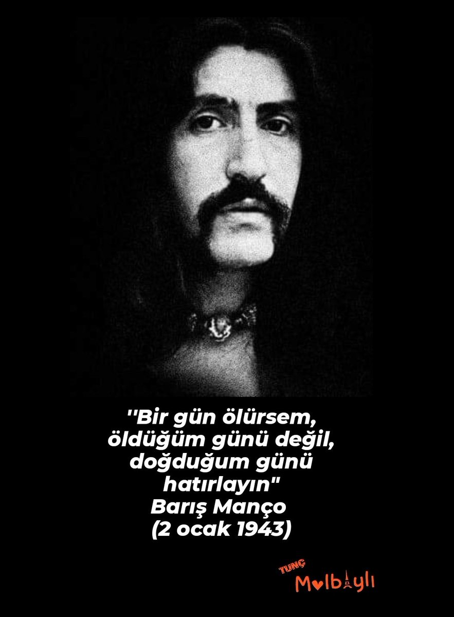 TUNCMOLBAYLI's tweet photo. ''Bir gün ölürsem, öldüğüm günü değil, doğduğum günü hatırlayın"
- Barış Manço (2 ocak 1943)
#BarışManço https://t.co/XpcukmVITG