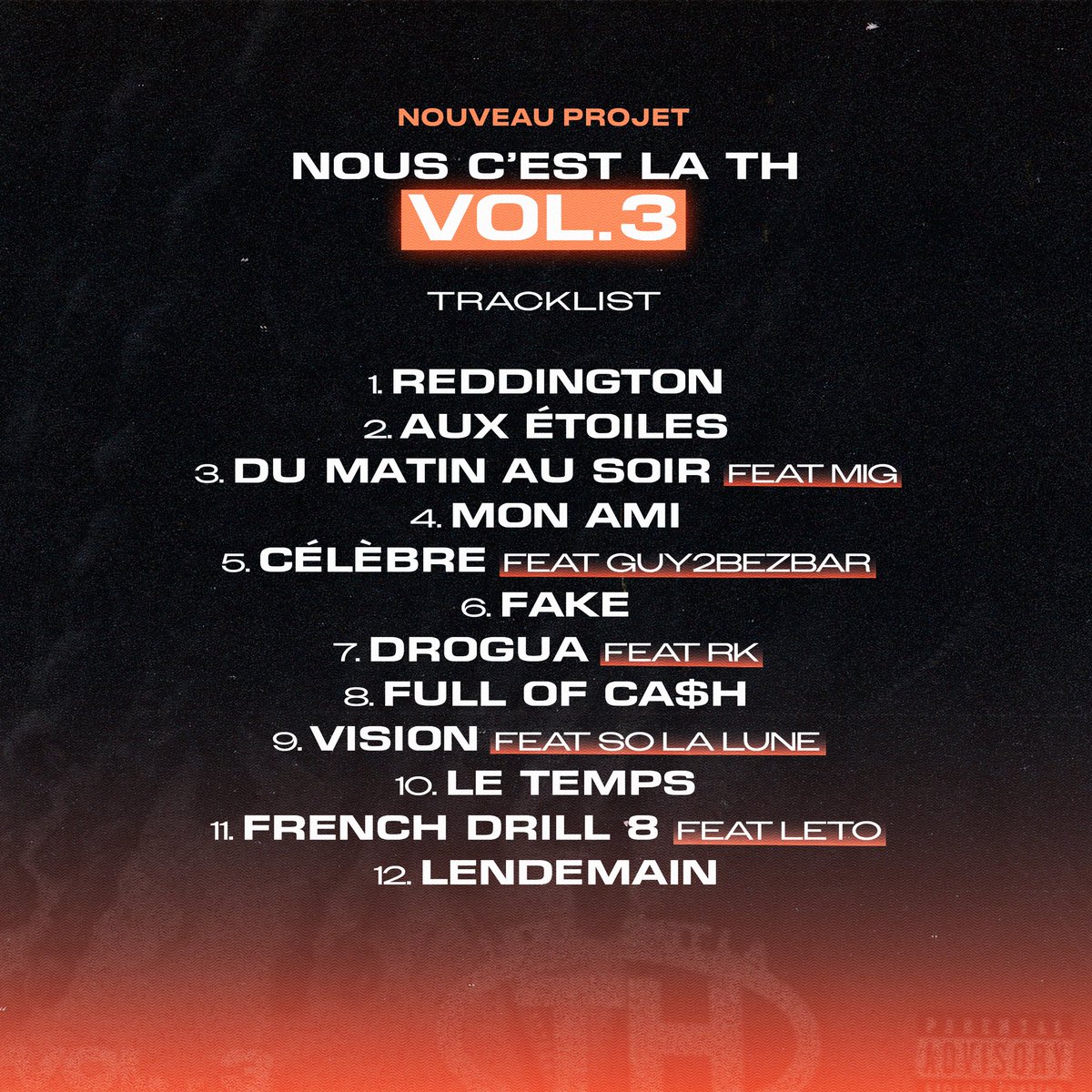 saamou_lath's tweet photo. Tracklist - NOUS C’EST LA TH (Vol.3) 🔥 https://t.co/ip1aZPFH7B