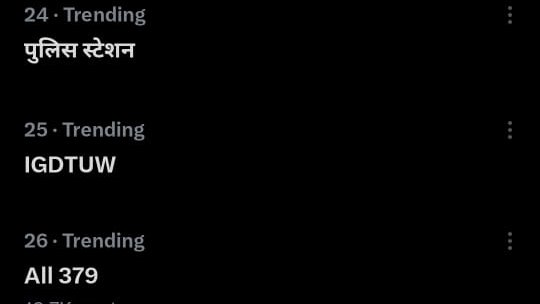 priyanka_loura's tweet photo. IGDTUW trending on 25 😭😭🥹
#igdtuw https://t.co/5yUbSZEdac