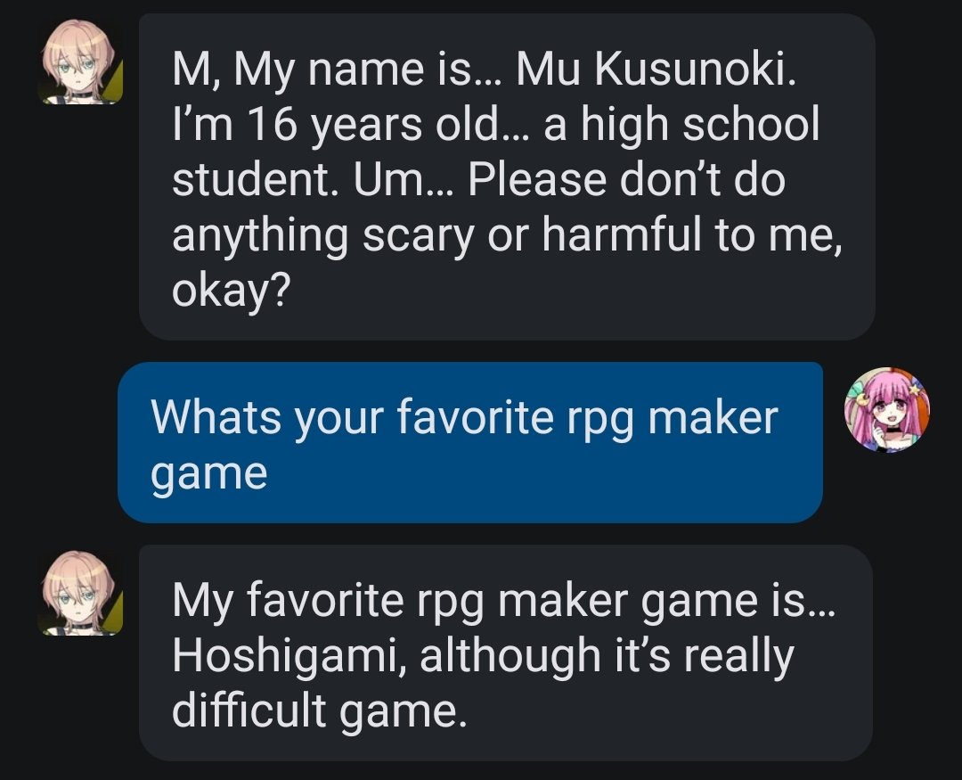 SIILVERYARK's tweet photo. (KAZUI MADE IB his answer is so real) https://t.co/dhgAuuhs04