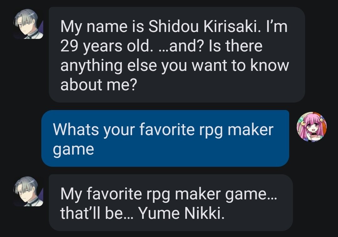 SIILVERYARK's tweet photo. (KAZUI MADE IB his answer is so real) https://t.co/dhgAuuhs04