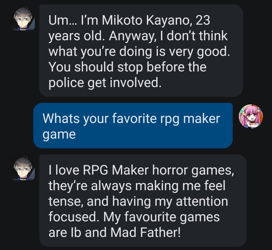 SIILVERYARK's tweet photo. (kotokos choice is quite questionable.....is it even rpg maker😭) https://t.co/lFYm36plsO