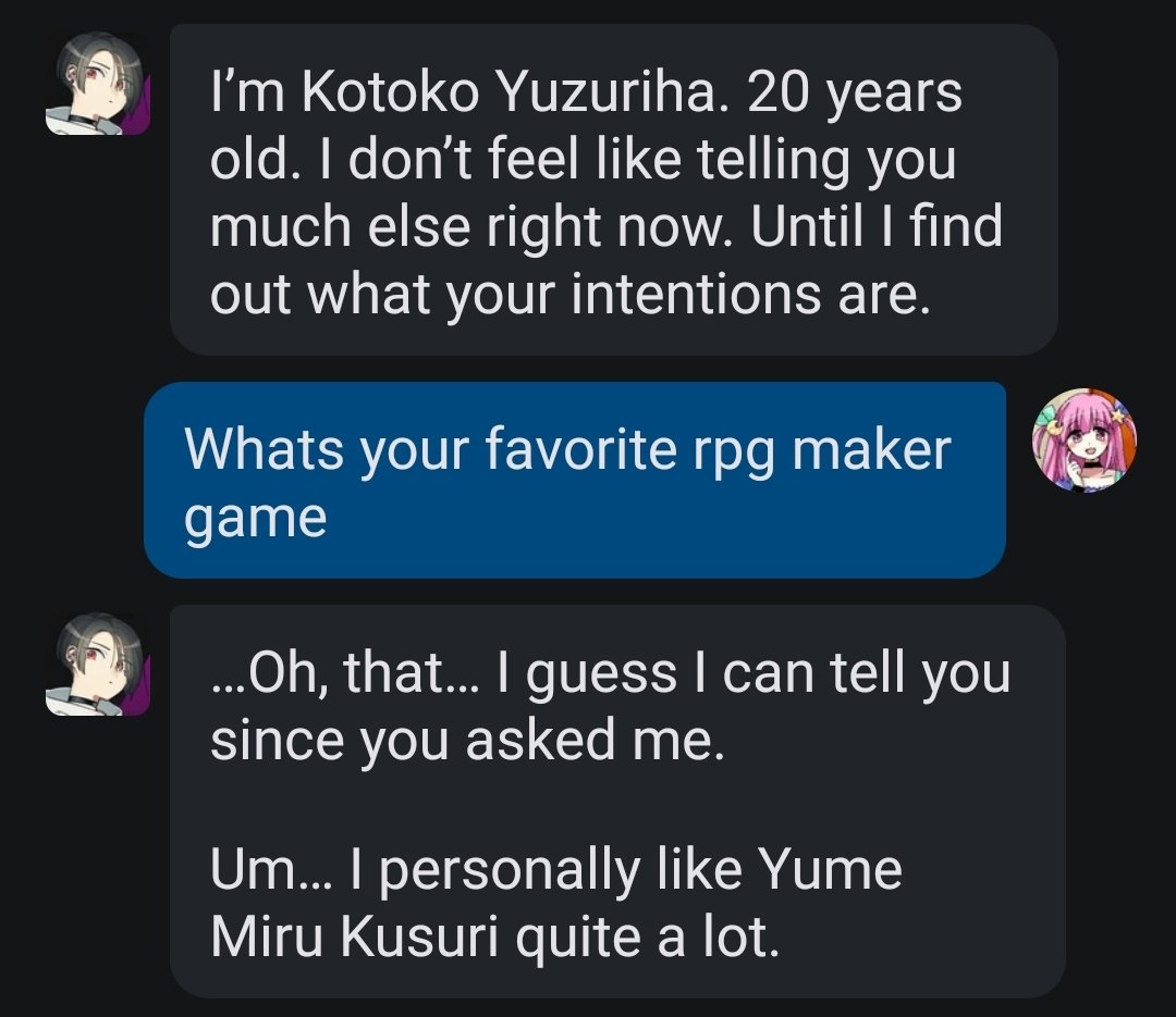 SIILVERYARK's tweet photo. (kotokos choice is quite questionable.....is it even rpg maker😭) https://t.co/lFYm36plsO