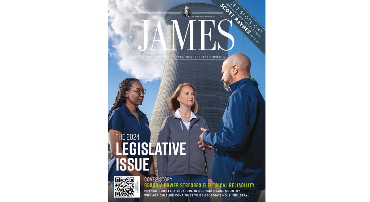 JAMESOnlineGA's tweet photo. The #JAMESMagazine 2024 Legislative Issue will be in mailboxes soon and can be viewed online now. Subscribe to JAMES Magazine Online and receive a free subscription to JAMES! #gapol https://t.co/V1k5F3hz5d https://t.co/Vg8X5bzbLh