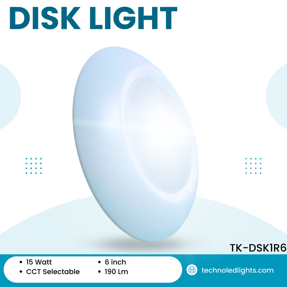 LightsTektron's tweet image. TK-DSK1R6 Disk Light by Techno LED
Lights – where design meets innovation. Perfect for
both cozy homes and professional settings, this disk
light brings a touch of modern sophistication to any
room.

#technoledlights #Tektron #disklight