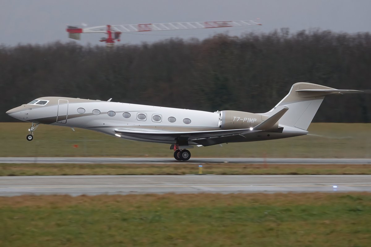 GvaSpotter's tweet photo. Brand new G650ER T7-P1MP leaving Geneva today, delivred 4 days ago !

GVA 02.01.2023 - Private Gulfstream G650ER T7-P1MP https://t.co/RQL84ycIC5